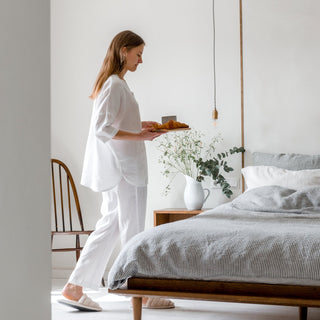 White Linen Pillowcase - Linen Tales 3