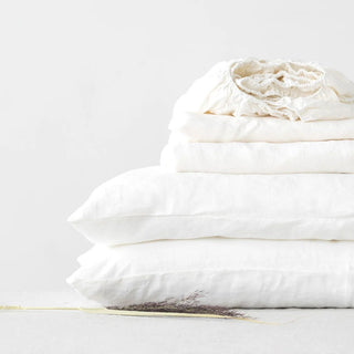White Linen Sheet Set - Linen Tales 